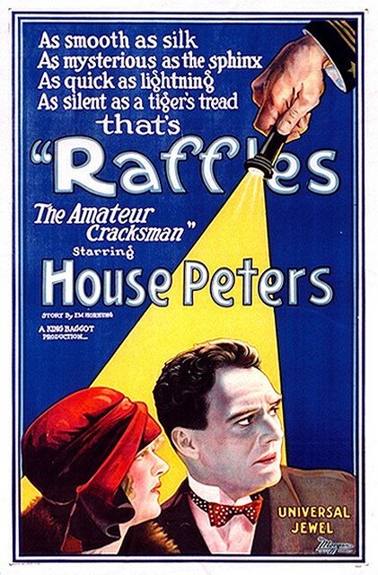 Обложка (Постер) Raffles: The Amateur Cracksman (1925) SATRip