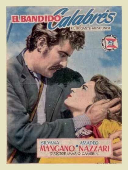 Обложка (Постер) Разбойник Мусолино / Il brigante Musolino (1950) SATRip Обложка (Постер) Разбойник Мусолино / Il brigante Musolino (1950) SATRip