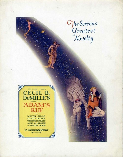 Обложка (Постер) Ребро Адама / Adam's Rib (1923) 