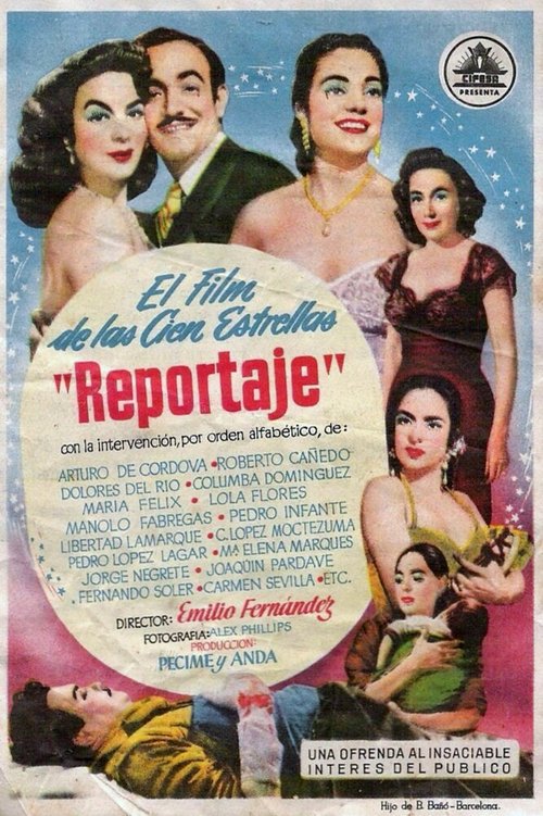 Обложка (Постер) Репортаж / Reportaje (1953) SATRip