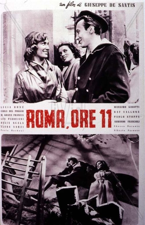 Обложка (Постер) Рим в 11 часов / Roma ore 11 (1952) SATRip Обложка (Постер) Рим в 11 часов / Roma ore 11 (1952) SATRip