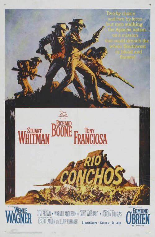 Обложка (Постер) Рио Кончос / Rio Conchos (1964) SATRip