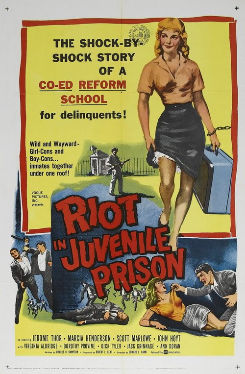 Обложка (Постер) Riot in Juvenile Prison (1959) SATRip Обложка (Постер) Riot in Juvenile Prison (1959) SATRip
