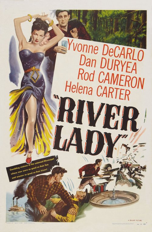 Обложка (Постер) River Lady (1948) SATRip Обложка (Постер) River Lady (1948) SATRip