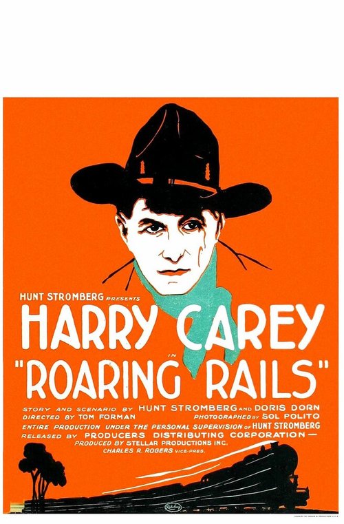 Обложка (Постер) Roaring Rails (1924) SATRip