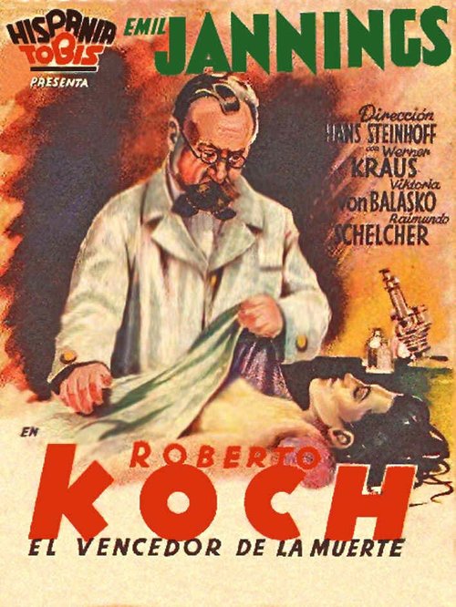 Обложка (Постер) Роберт Кох, победитель смерти / Robert Koch, der Bekämpfer des Todes (1939) SATRip