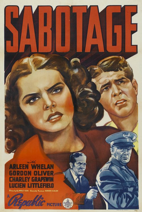 Обложка (Постер) Саботаж / Sabotage (1939) SATRip Обложка (Постер) Саботаж / Sabotage (1939) SATRip