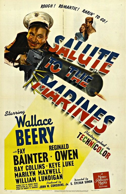 Обложка (Постер) Салют морской пехоте / Salute to the Marines (1943) SATRip Обложка (Постер) Салют морской пехоте / Salute to the Marines (1943) SATRip