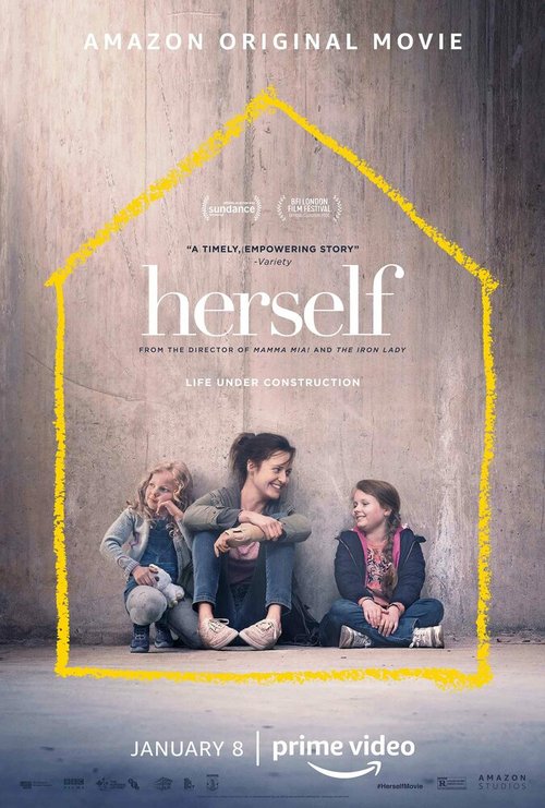 Обложка (Постер) Сама по себе / Herself (2020) HDRip