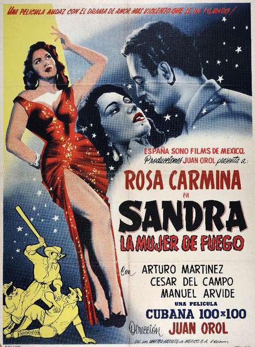 Обложка (Постер) Сандра, огненная женщина / Sandra, la mujer de fuego (1954) Обложка (Постер) Сандра, огненная женщина / Sandra, la mujer de fuego (1954)