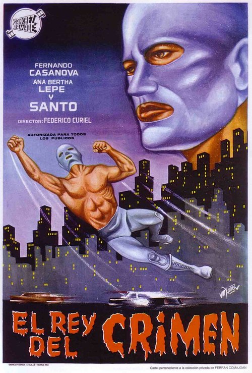 Обложка (Постер) Санто против короля преступлений / Santo contra el rey del crimen (1962) SATRip Обложка (Постер) Санто против короля преступлений / Santo contra el rey del crimen (1962) SATRip