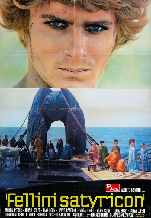 Обложка (Постер) Сатирикон / Fellini - Satyricon (1969) SATRip