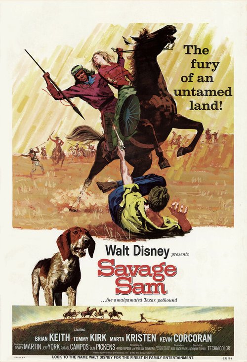 Обложка (Постер) Savage Sam (1963) SATRip Обложка (Постер) Savage Sam (1963) SATRip