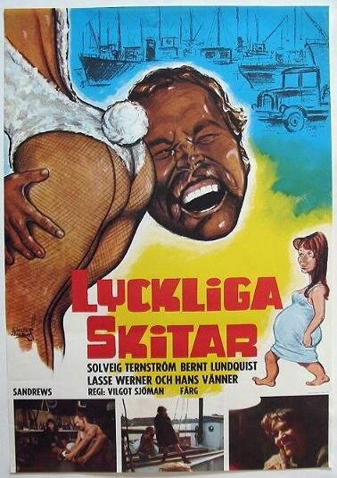 Обложка (Постер) Счастливчики / Lyckliga skitar (1970) SATRip Обложка (Постер) Счастливчики / Lyckliga skitar (1970) SATRip
