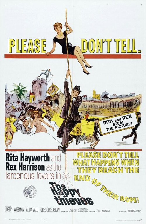Обложка (Постер) Счастливые воры / The Happy Thieves (1961) SATRip