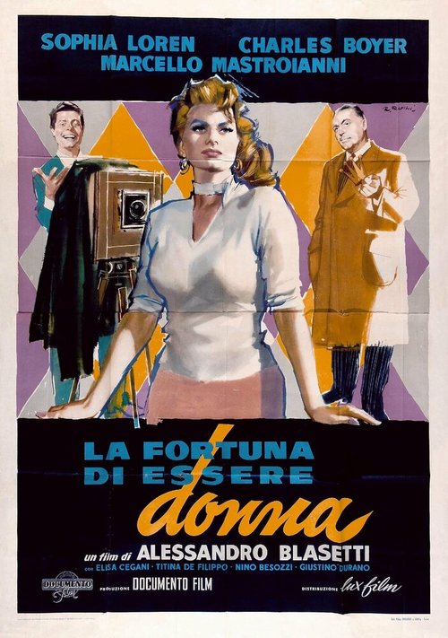 Обложка (Постер) Счастье быть женщиной / La fortuna di essere donna (1956) SATRip