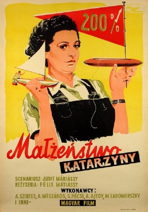 Обложка (Постер) Счастье Каталины Киш / Kis Katalin házassága (1950) SATRip