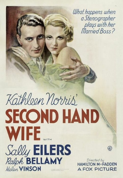 Обложка (Постер) Second Hand Wife (1933) SATRip