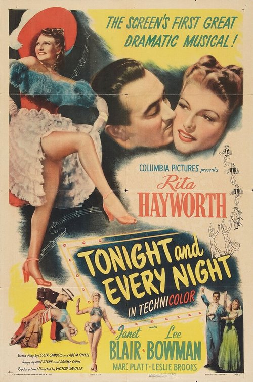 Обложка (Постер) Сегодня вечером и каждый вечер / Tonight and Every Night (1945) SATRip Обложка (Постер) Сегодня вечером и каждый вечер / Tonight and Every Night (1945) SATRip