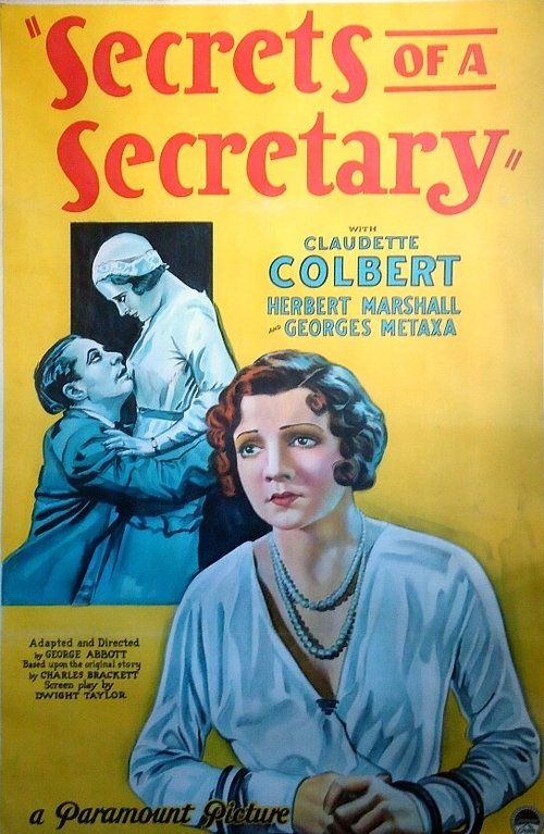 Обложка (Постер) Секреты секретарши / Secrets of a Secretary (1931) SATRip