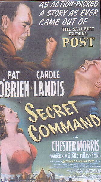 Обложка (Постер) Секретный приказ / Secret Command (1944) SATRip