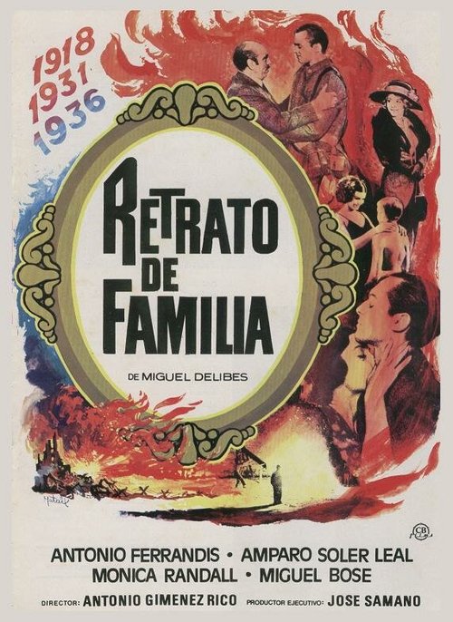 Обложка (Постер) Семейный портрет / Retrato de familia (1976) SATRip