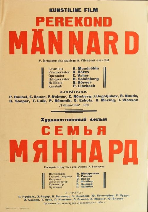 Обложка (Постер) Семья Мяннард (1960) SATRip Обложка (Постер) Семья Мяннард (1960) SATRip
