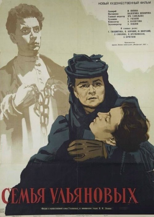 Обложка (Постер) Семья Ульяновых (1957) SATRip Обложка (Постер) Семья Ульяновых (1957) SATRip