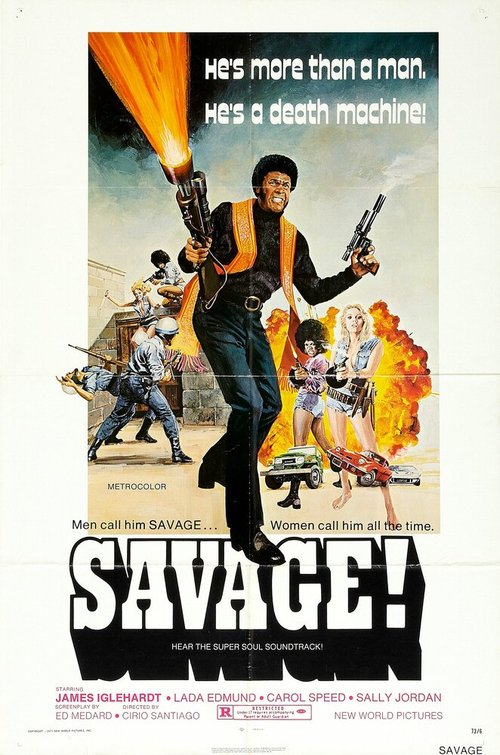 Обложка (Постер) Сэвэдж! / Savage! (1973) SATRip Обложка (Постер) Сэвэдж! / Savage! (1973) SATRip