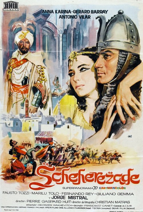 Обложка (Постер) Шехерезада / Shéhérazade (1963) SATRip Обложка (Постер) Шехерезада / Shéhérazade (1963) SATRip