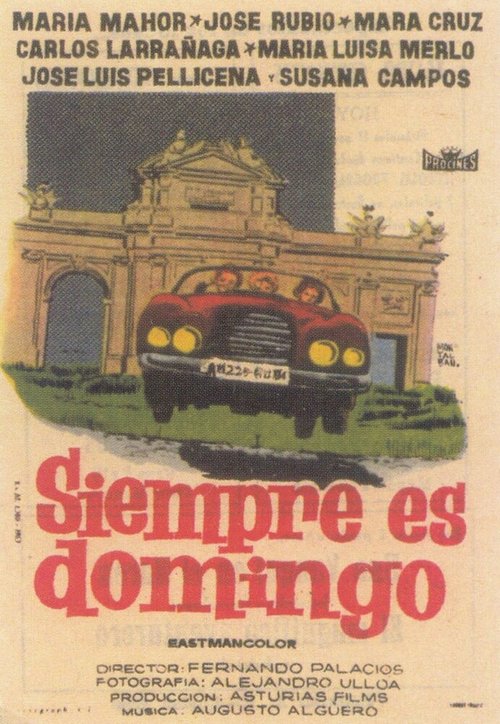 Обложка (Постер) Siempre es domingo (1961) SATRip Обложка (Постер) Siempre es domingo (1961) SATRip