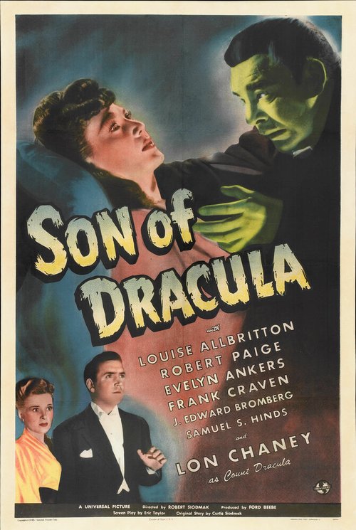 Обложка (Постер) Сын Дракулы / Son of Dracula (1943) SATRip