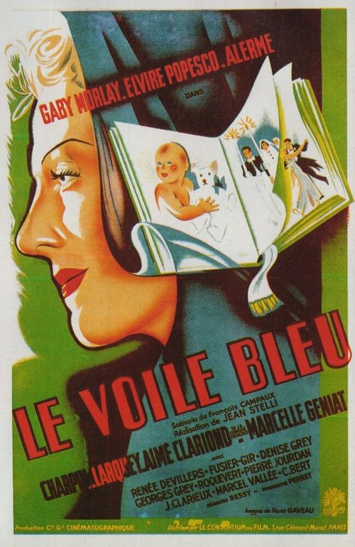 Обложка (Постер) Синяя вуаль / Le voile bleu (1942) SATRip Обложка (Постер) Синяя вуаль / Le voile bleu (1942) SATRip