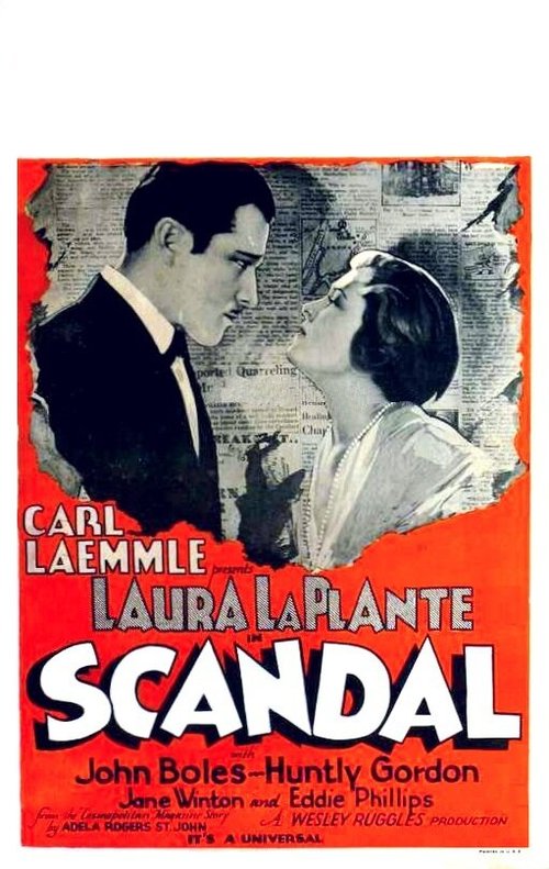 Обложка (Постер) Скандал / Scandal (1929) SATRip