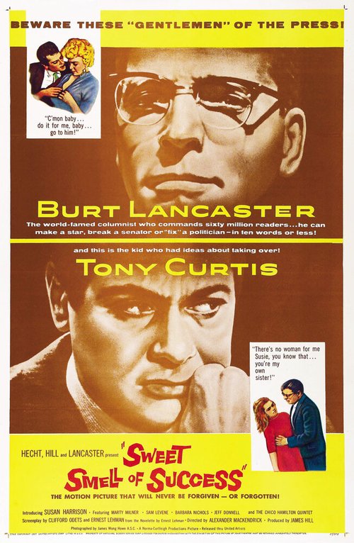 Обложка (Постер) Сладкий запах успеха / Sweet Smell of Success (1957) SATRip Обложка (Постер) Сладкий запах успеха / Sweet Smell of Success (1957) SATRip