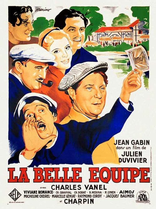 Обложка (Постер) Славная компания / La belle équipe (1936) SATRip