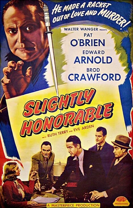 Обложка (Постер) Slightly Honorable (1939) SATRip Обложка (Постер) Slightly Honorable (1939) SATRip