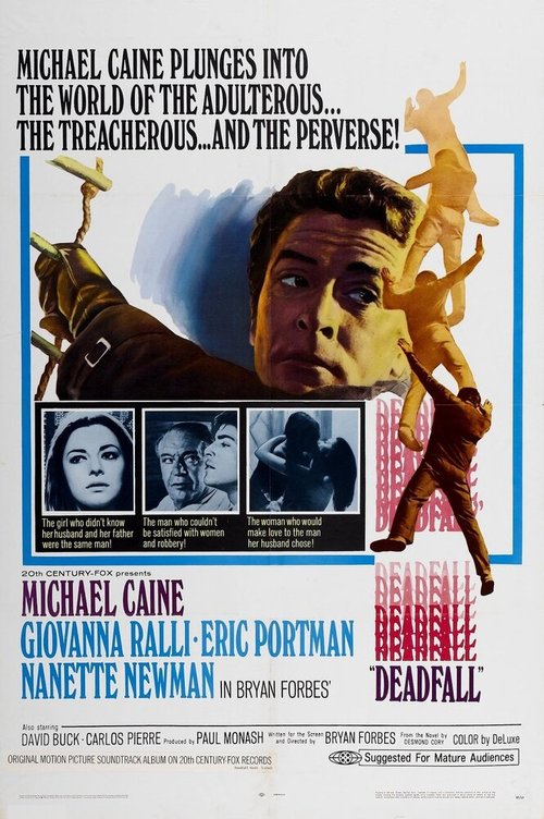 Обложка (Постер) Смертельное падение / Deadfall (1968) SATRip Обложка (Постер) Смертельное падение / Deadfall (1968) SATRip