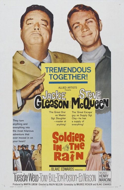 Обложка (Постер) Солдат под дождем / Soldier in the Rain (1963) SATRip