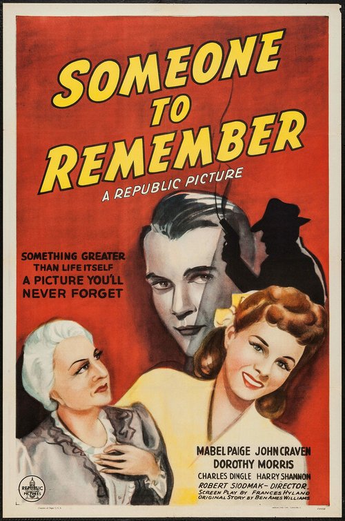 Обложка (Постер) Someone to Remember (1943) SATRip