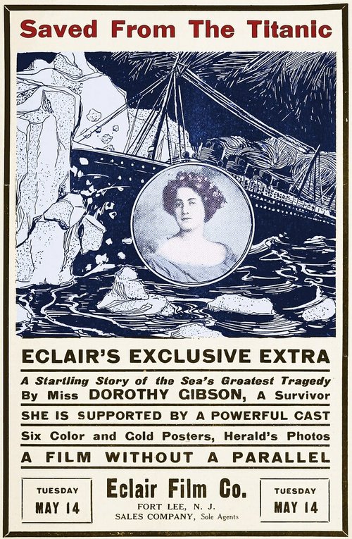 Обложка (Постер) Спасшаяся с «Титаника» / Saved from the Titanic (1912) Обложка (Постер) Спасшаяся с «Титаника» / Saved from the Titanic (1912)