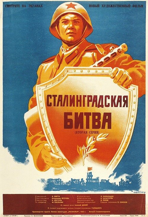 Обложка (Постер) Сталинградская битва (1949) SATRip Обложка (Постер) Сталинградская битва (1949) SATRip