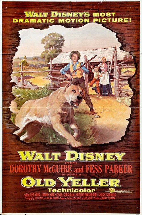 Обложка (Постер) Старый Брехун / Old Yeller (1957) SATRip Обложка (Постер) Старый Брехун / Old Yeller (1957) SATRip