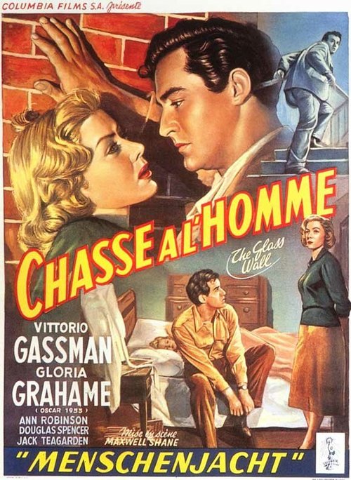Обложка (Постер) Стеклянная стена / The Glass Wall (1953) SATRip Обложка (Постер) Стеклянная стена / The Glass Wall (1953) SATRip