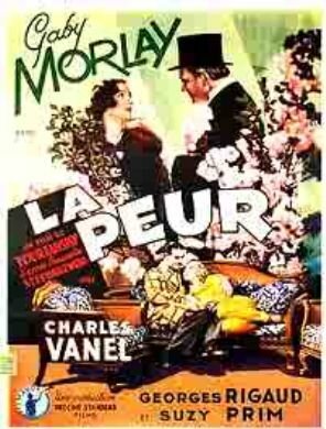 Обложка (Постер) Страх / La peur (1936) SATRip