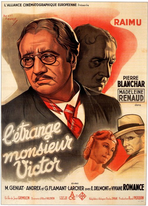 Обложка (Постер) Странный господин Виктор / L'étrange Monsieur Victor (1938) SATRip Обложка (Постер) Странный господин Виктор / L'étrange Monsieur Victor (1938) SATRip