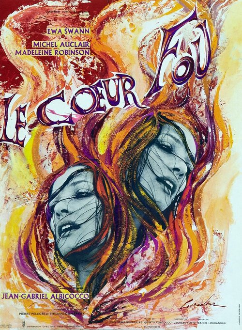 Обложка (Постер) Сумасшедшее сердце / Le coeur fou (1970) SATRip Обложка (Постер) Сумасшедшее сердце / Le coeur fou (1970) SATRip
