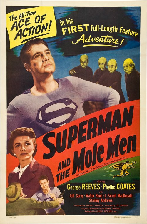 Обложка (Постер) Супермен и люди-кроты / Superman and the Mole-Men (1951) SATRip