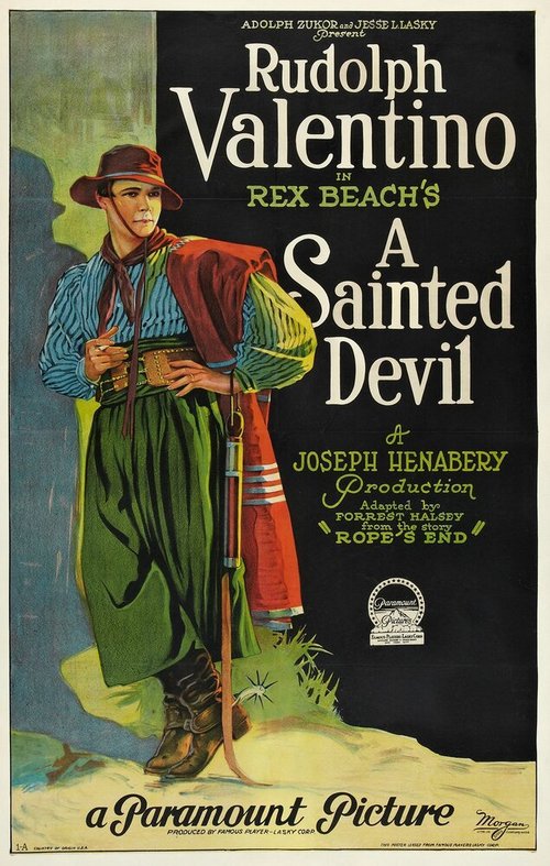 Обложка (Постер) Святой дьявол / A Sainted Devil (1924) SATRip