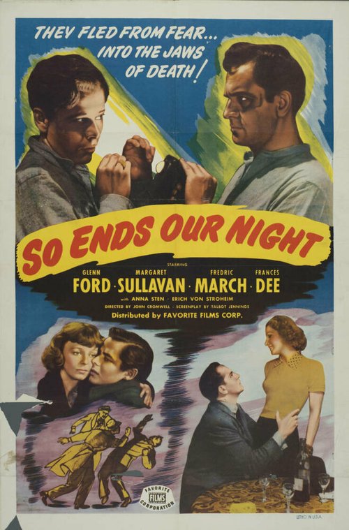 Обложка (Постер) Так кончается наша ночь / So Ends Our Night (1941) SATRip